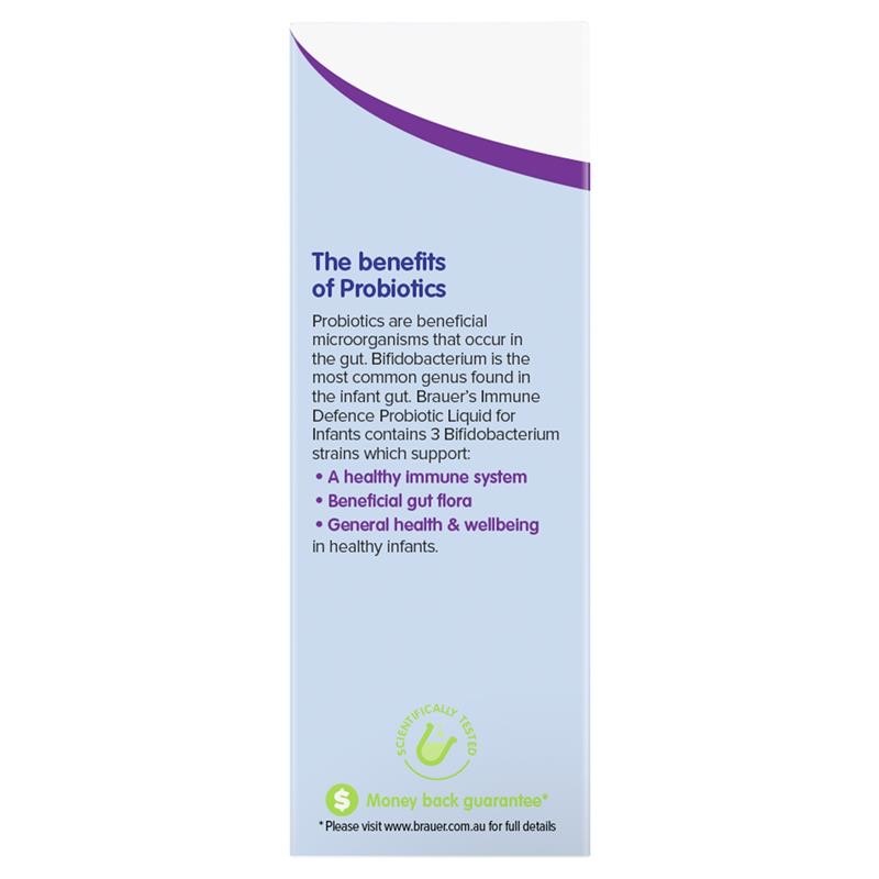 โพรไบโอติกสำหรับทารกและเด็กเล็ก BRAUER Baby & Child Immune Defence Probiotic Liquid
