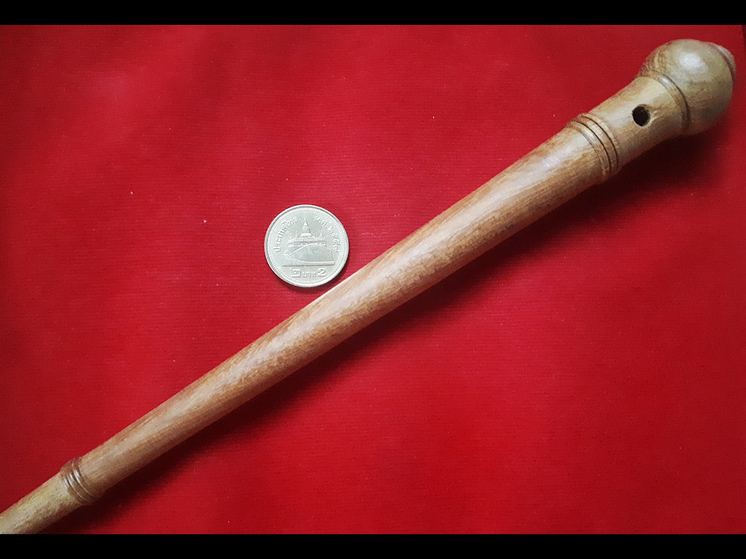 ไม้คฑา (ทำจากไม้ขนุนตายพราย) (ยาว9นิ้ว) ปี2562