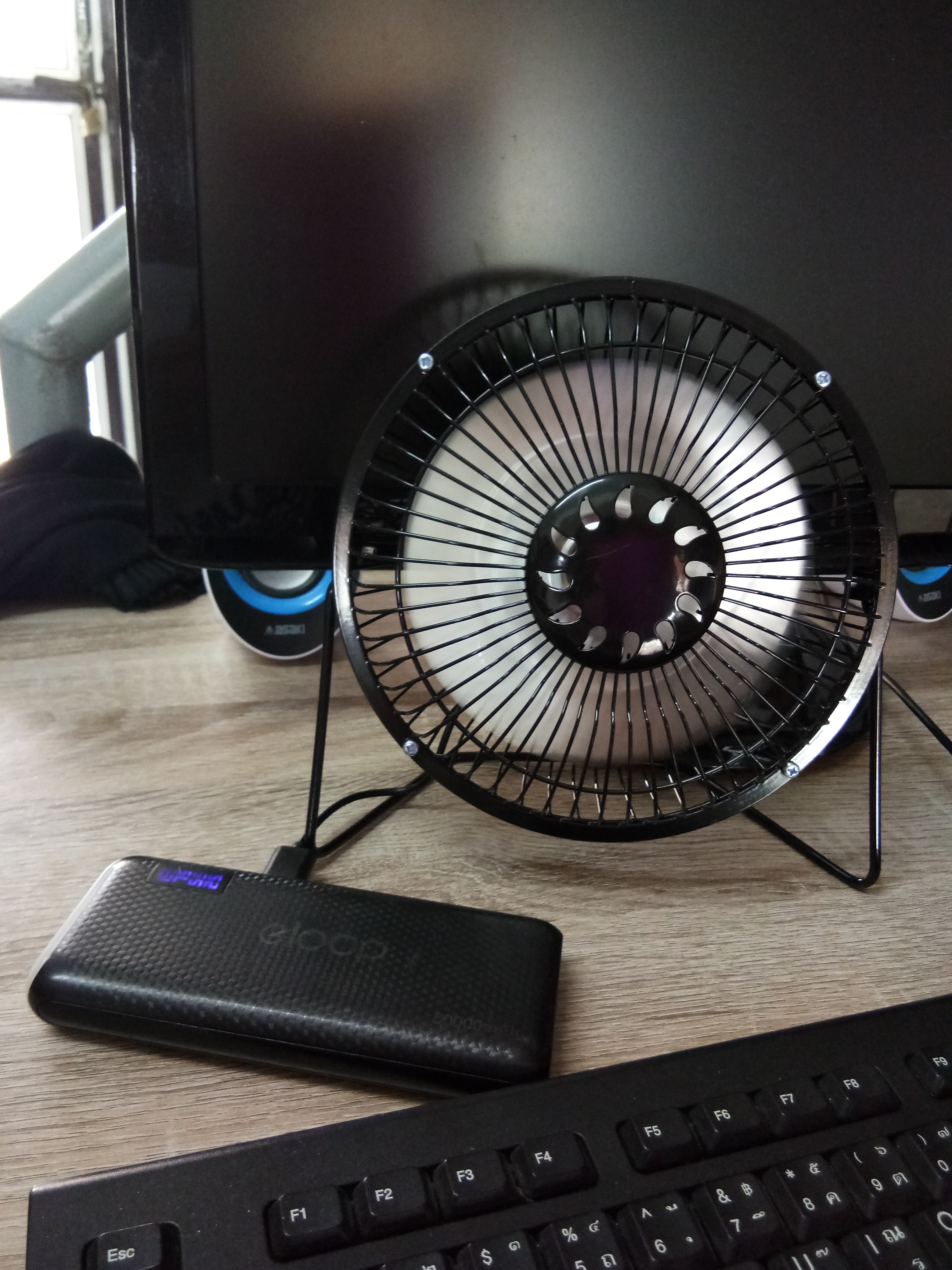 พัดลมตั้งโต๊ะUSB