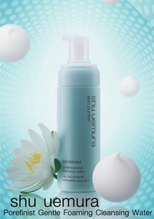(Tester) Shu Uemura Skin Purifier Porefinist Gentle Foaming Cleansing Water 50mL โฟมล้างหน้าสูตรอ่อนโยน ไม่เพียงทำความสะอาดผิว แต่คืนความสดชื่นพร้อมกระชับรูขุมขน
