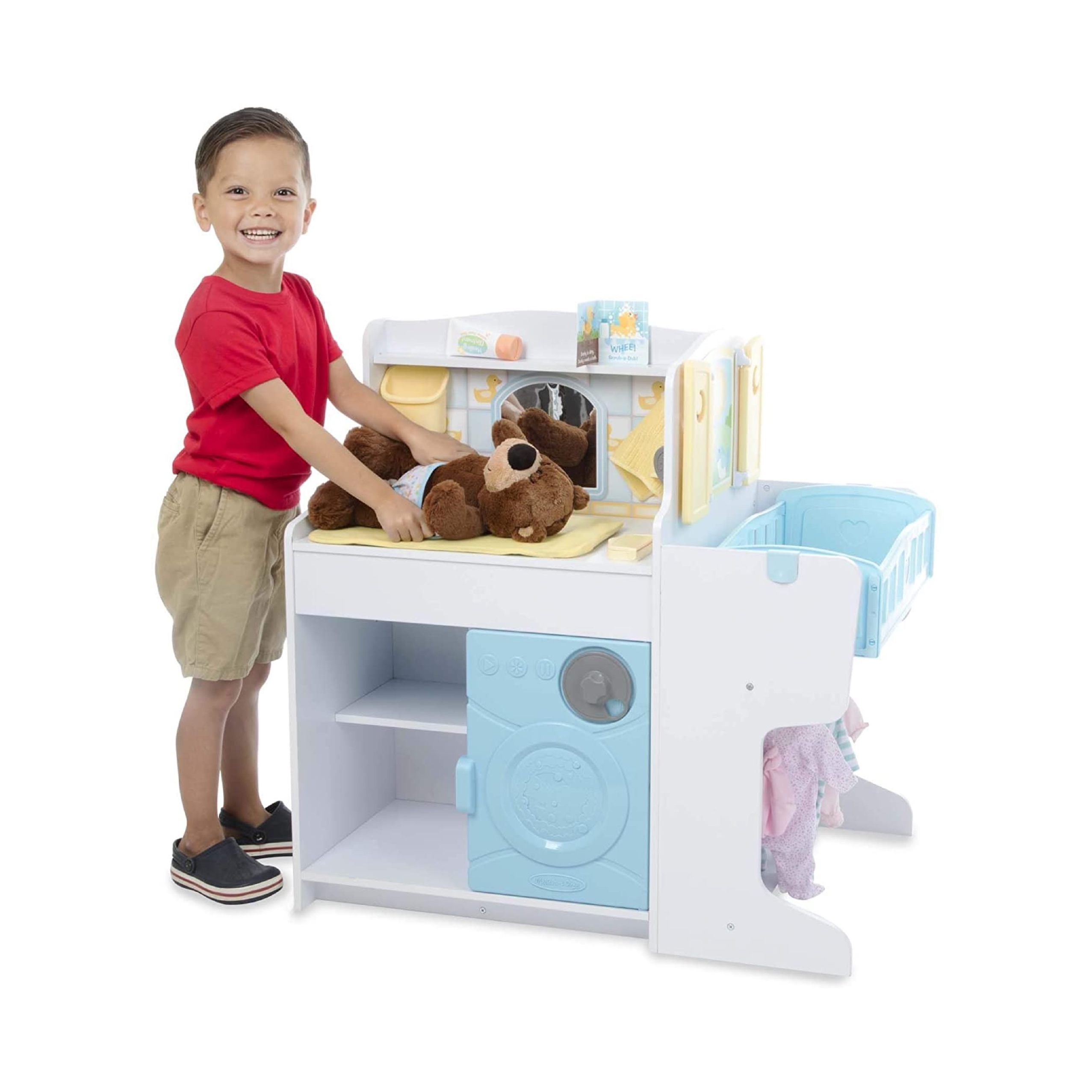 ชุดอุปกรณ์ดูแลเบบี๋จำลอง Melissa & Doug Mine to Love Baby Care Activity Center