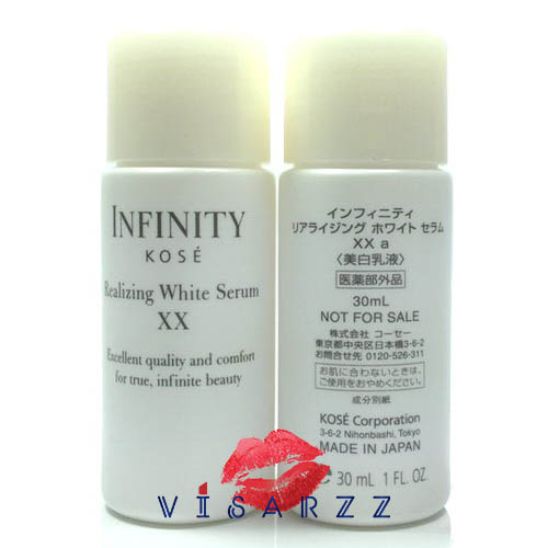 (Tester) Kose Infinity Realizing White Serum XX 30mL ไวท์เทนนิ่งซีรั่ม เพื่อผิวขาวราวกับเปล่งประกายความงามจากภายใน