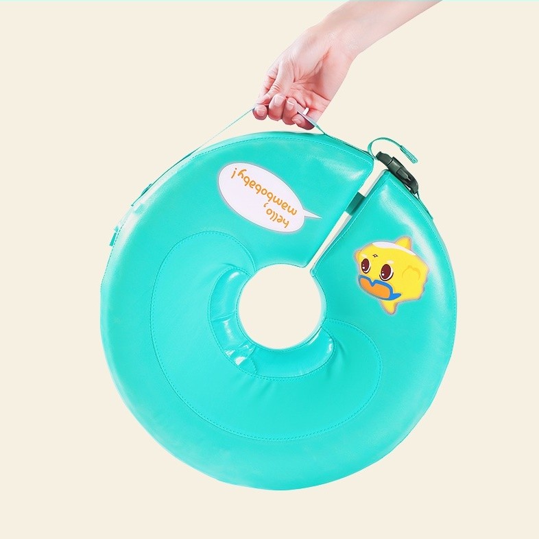 ห่วงยางสวมคอสำหรับทารกและเด็กเล็ก Mambo Baby Safety Swimming Neck Ring (Blue)