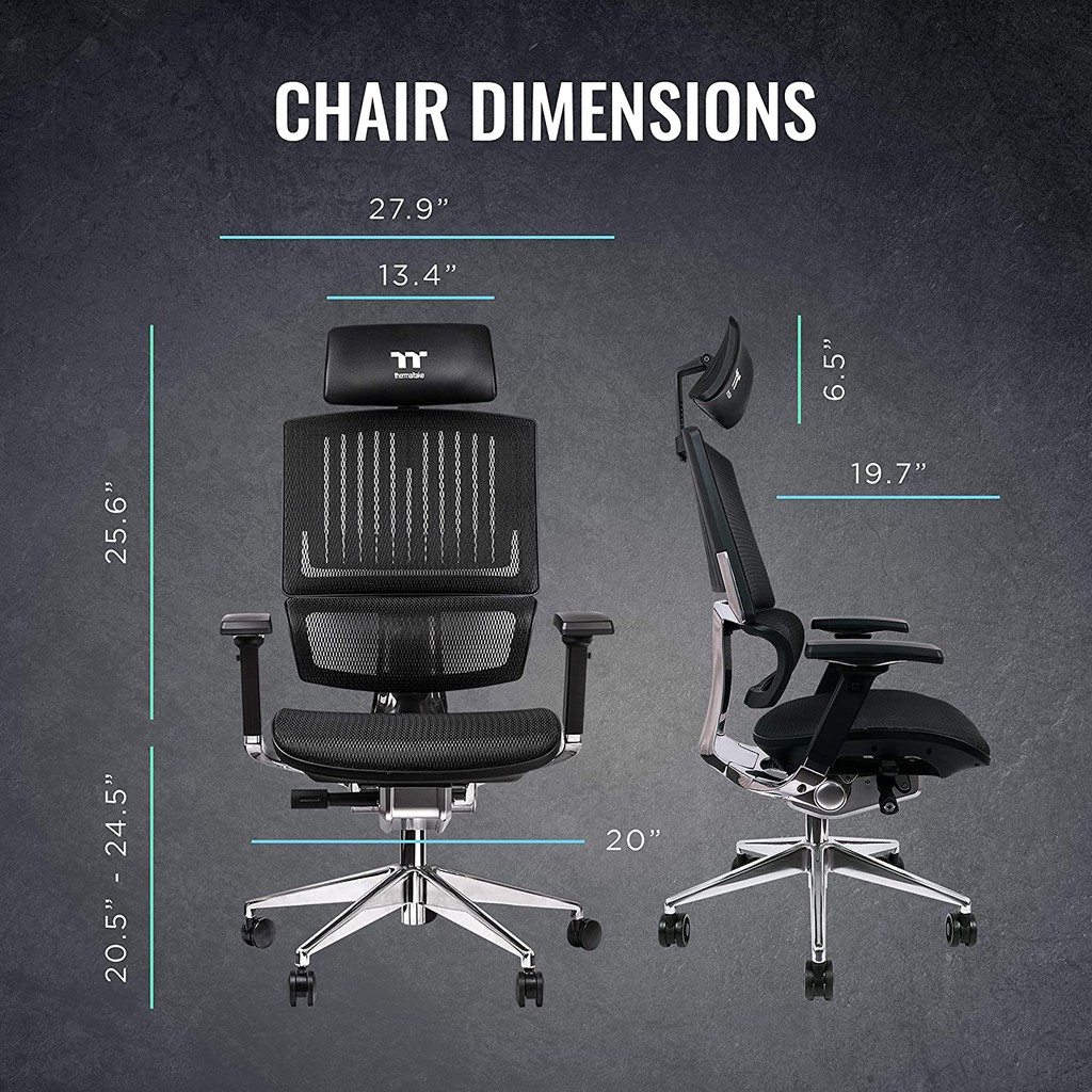 THERMALTAKE CYBERCHAIR E500 BLACK (GGC-EG5-BBLFDM-01) #GAMING CHAIR เก้าอี้