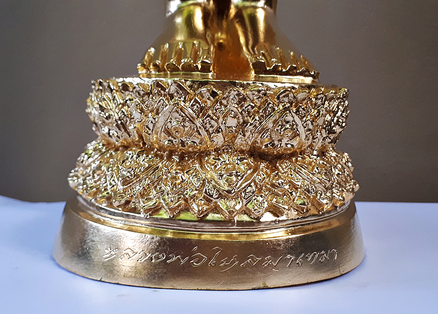 รูปหล่อ พระพุทธ หลวงพ่อไหลมาเทมา(สมเด็จองค์ปฐม ปางอุ้มบาตร อุดมสมบูรณ์มหาลาภ) - เนื้อทองเหลือง ปิดทองแท้ (องค์ใหญ่ขนาดตั้งบูชา สูง26นิ้ว) ปี2563 #รับประกันแท้ - หลวงพ่อเล็ก วัดท่าขนุน เป็นประธานปลุกเสกอฐิษฐานจิต