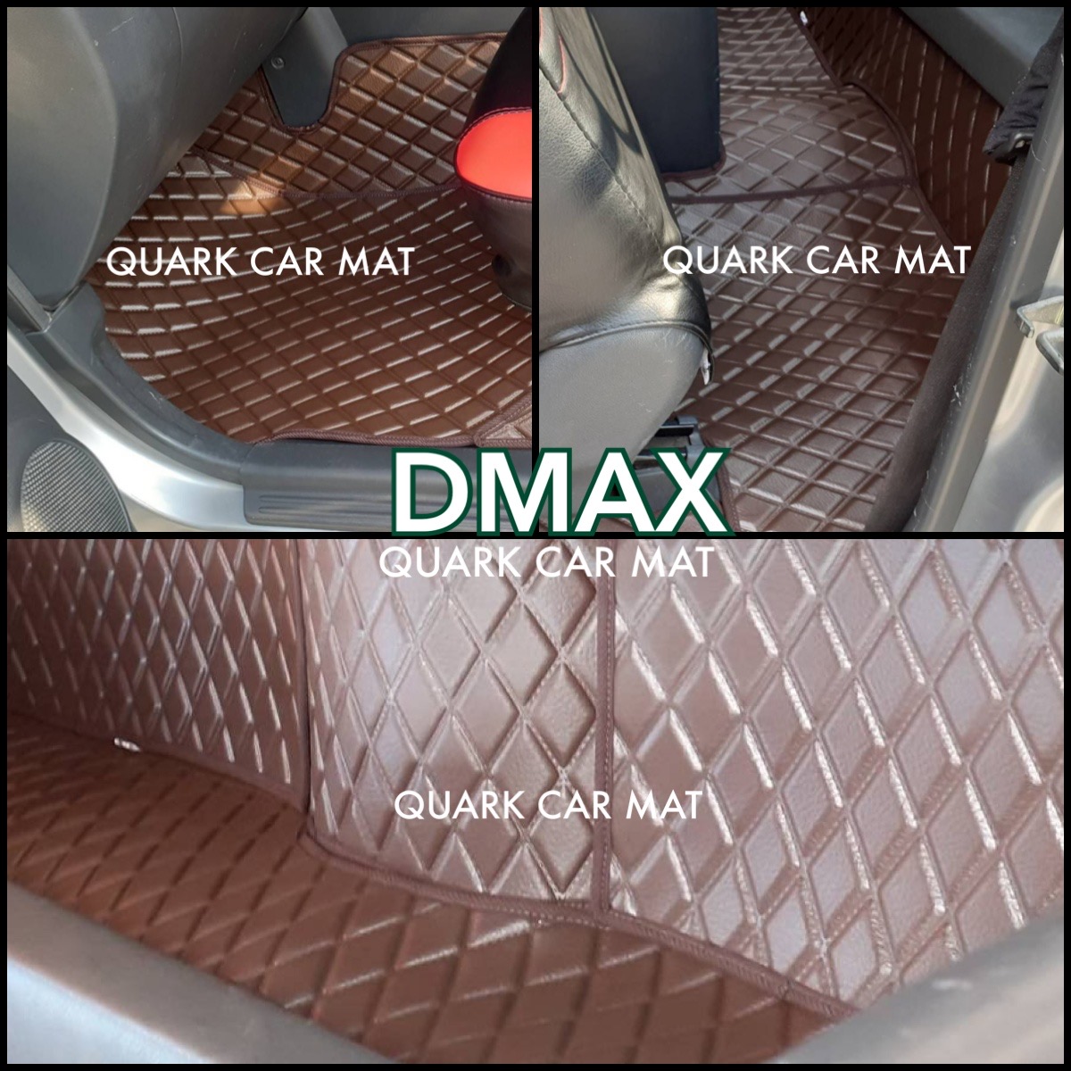 พรมลายVIP ดีแมก DMAX ตรงรุ่น ปูเต็มคัน