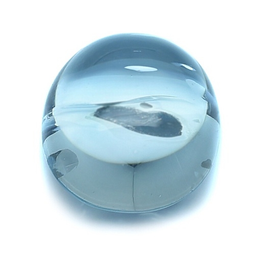 Rare Aquamarine พลอยอวามารีน รูปไข่หลังเบี้ย ขนาดใหญ่ หายาก น้ำหนัก 29.85 กะรัต สีฟ้าอ่อน สีหวานสวย มีตำหนิภายในเม็ด ของจริงเห็นตำหนิไม่ชัดเท่าในรูป