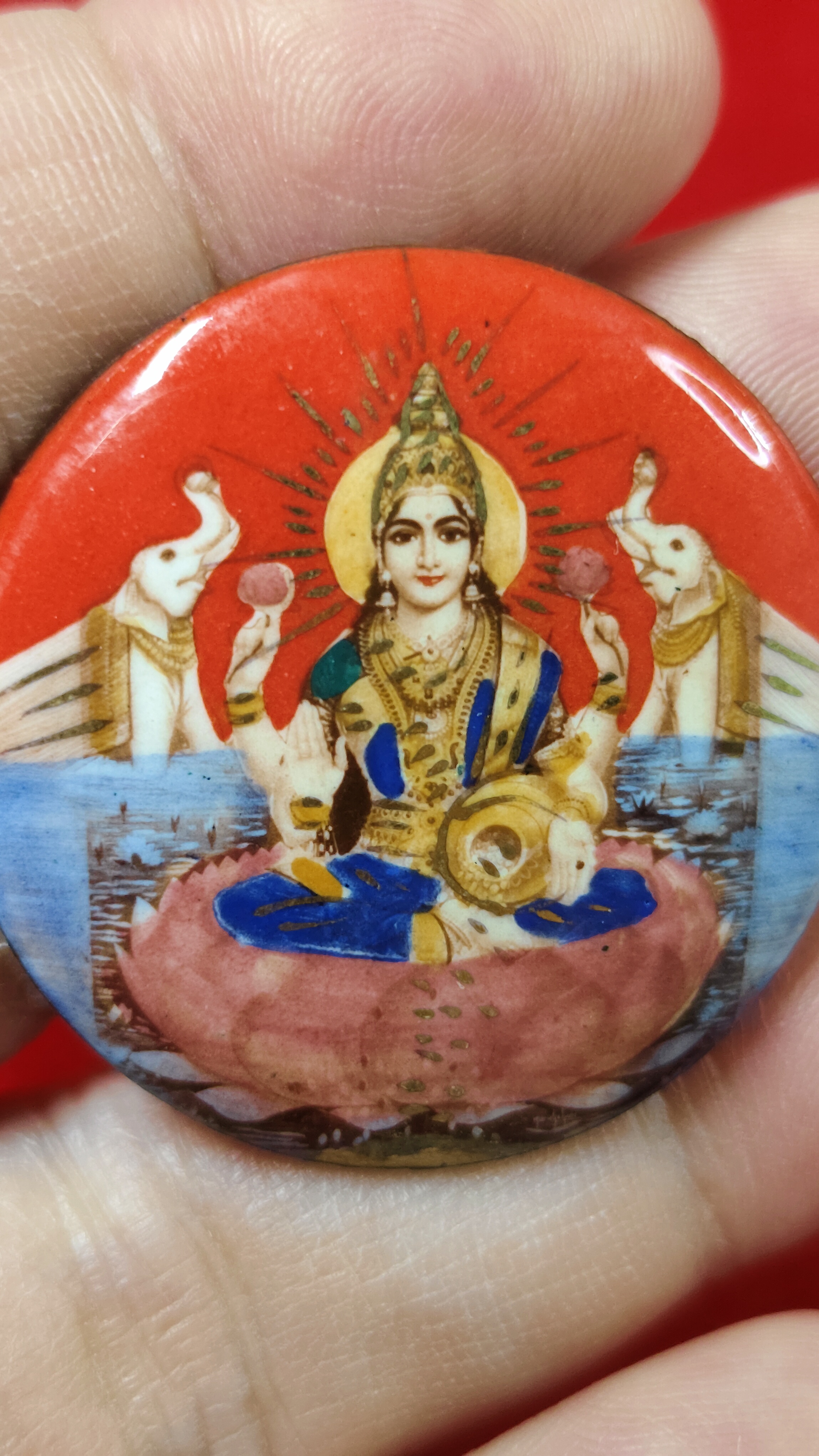 #ล็อกเก็ตพระแม่ลักษมีรหัสm-0100