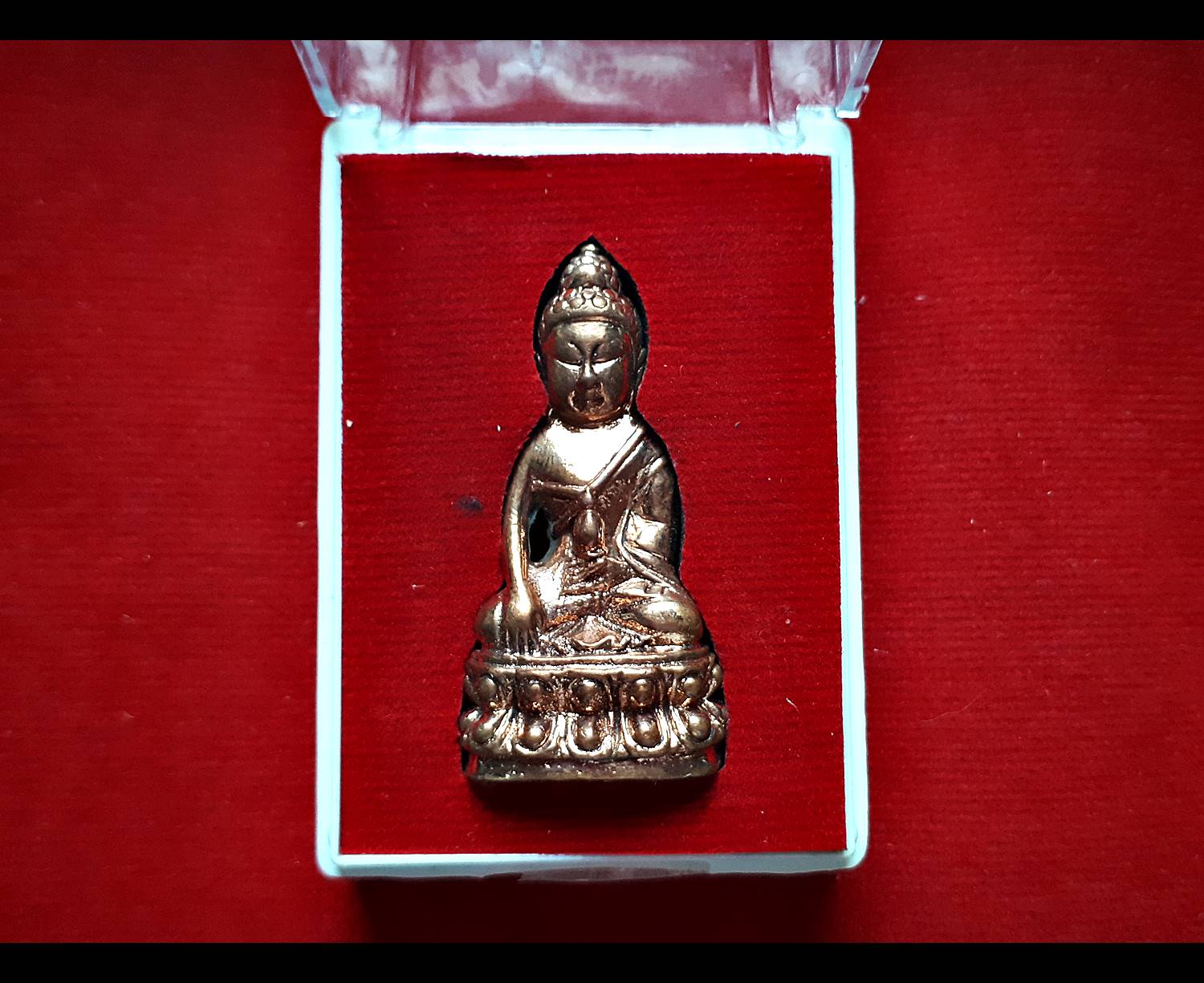 พระกริ่ง พระเจ้าพรหมมหาราช ปี2555 เนื้อทองแดง(ผสมชนวน) (เข้าพิธีใหญ่6ที่ และ มวลสารเยอะมาก) #รับประกันแท้