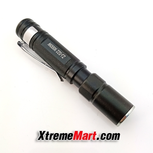 ไฟฉายซูม ไฟฉายพกพาขนาดเล็ก รุ่น ZJ-522 9000W แสง UV สีม่วง LED 1 Modes Flashlight (เฉพาะไฟฉาย)