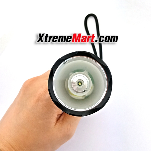 ชุดเซตไฟฉาย Ultrafire C8S Cree Q5 LED Flashlight 3 Modes แสงขาว (สีดำ)