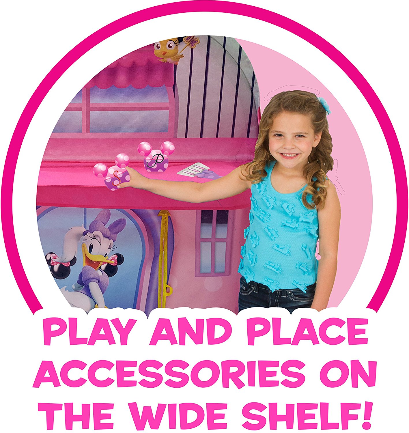 เต็นท์ชุดครัวจำลองสำหรับลูกสาว Playhut Disney Junior Minnie Mouse Deluxe Kitchen