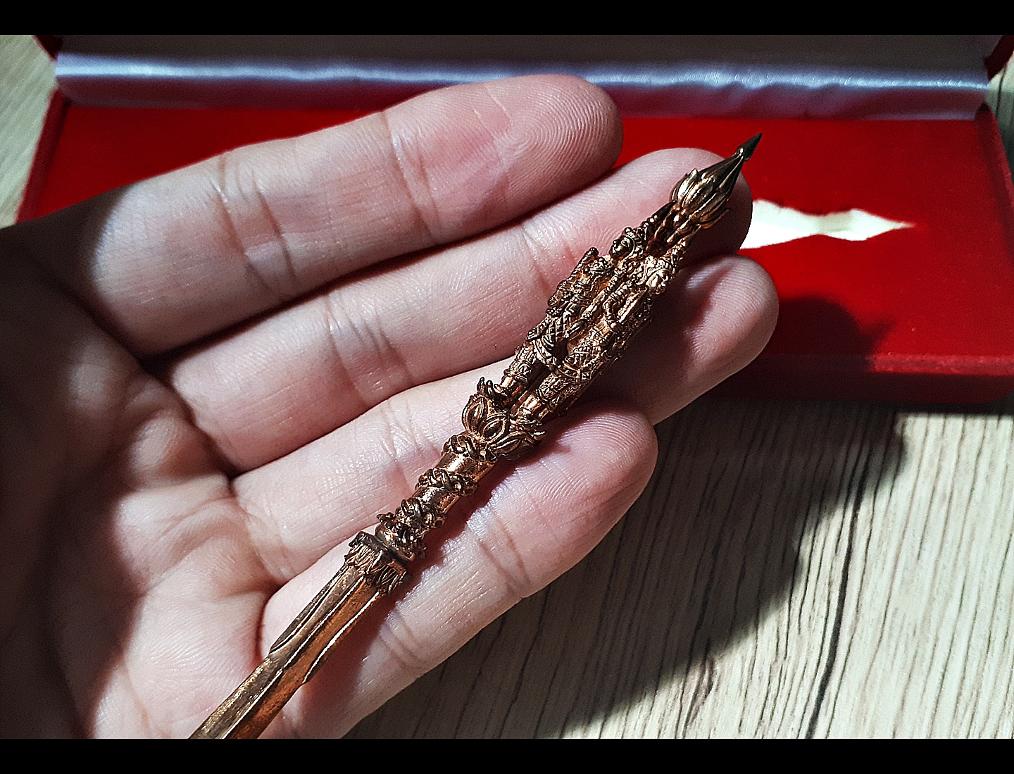 พระขรรค์โสฬส ศรีสรรเพชญ์ ที่๑ (ด้ามท้าวมหาราช ทั้ง4องค์ ท้าวจตุโลกบาล) (เข้าพิธีปลุกเสกมีดหมอเพชราวุธ วัดท่าขนุน ปี2558) #รับประกันแท้