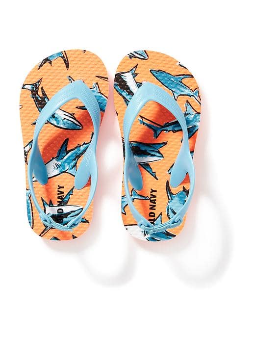 รองเท้าแตะรัดส้น Old Navy Patterned Flip-Flops ลาย Multi Warm ไซส์ 5,7,8,9