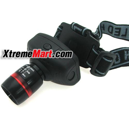 ไฟฉายคาดศีรษะ 5W Cree Q5 LED Headlight Zoom HEADLAMP FLASHLIGHT