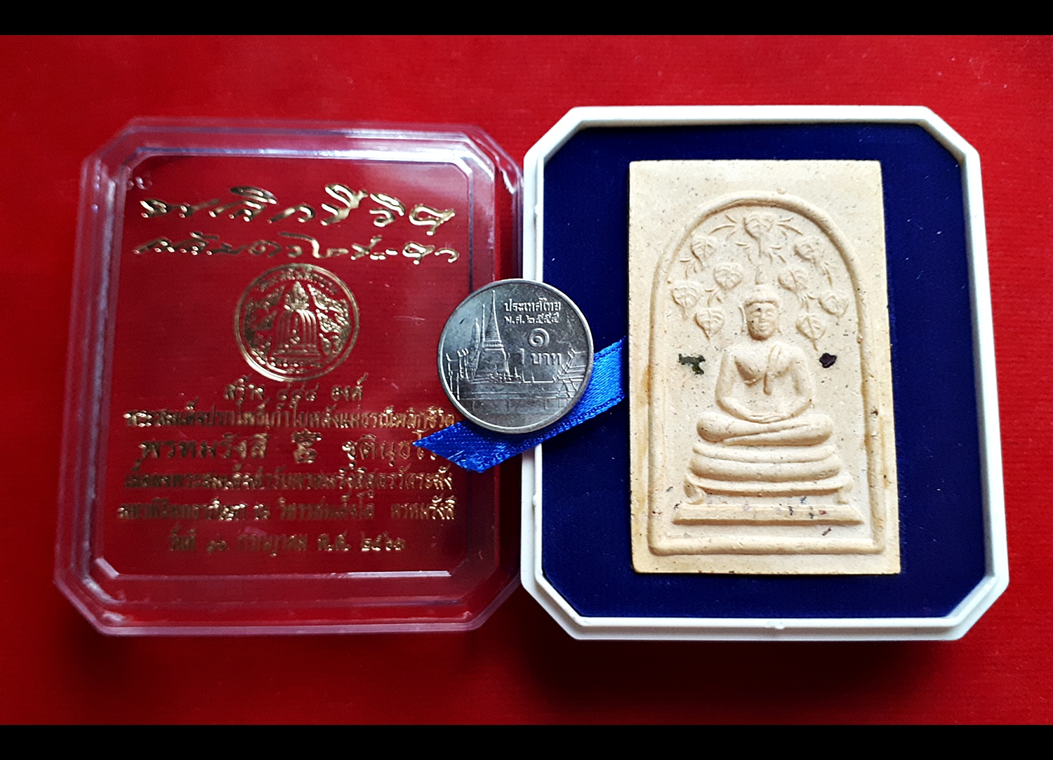 พระสมเด็จ พระปรกโพธิ์9ใบ หลัง พระแม่ธรณีบีบมวยผม พลิกชีวิตกลับดวงชะตา (หลังยันต์มงกุฎพระพุทธเจ้า ยันต์ครู ยันต์ดวงแก้วพระสีวลี) - ปลุกเสก วัดระฆังโฆสิตาราม ปี2563