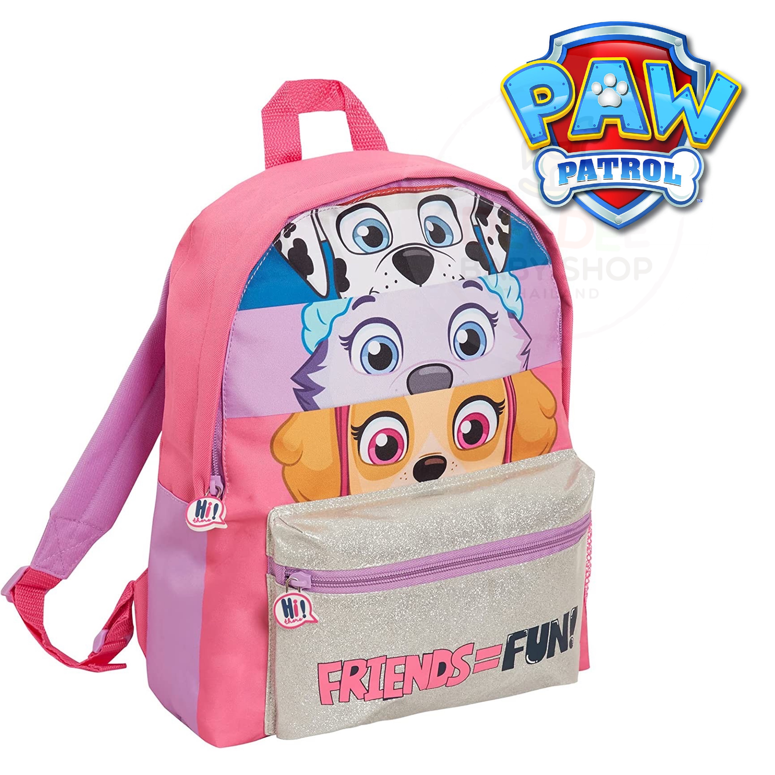 กระเป๋าเป้สะพายหลังสำหรับเด็ก UltimateKids Paw Patrol Friends = Fun! Kids Backpack