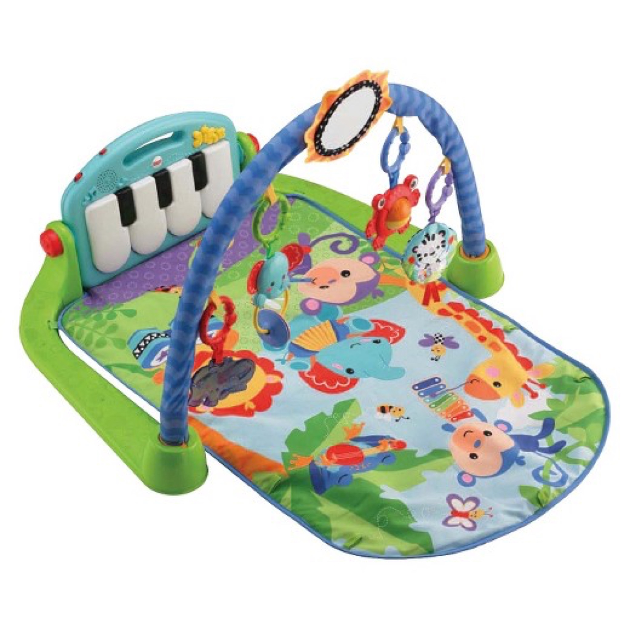 เพลย์ยิมเสริมพัฒนาการ Fisher-Price Kick 'n Play Piano Gym (Blue)