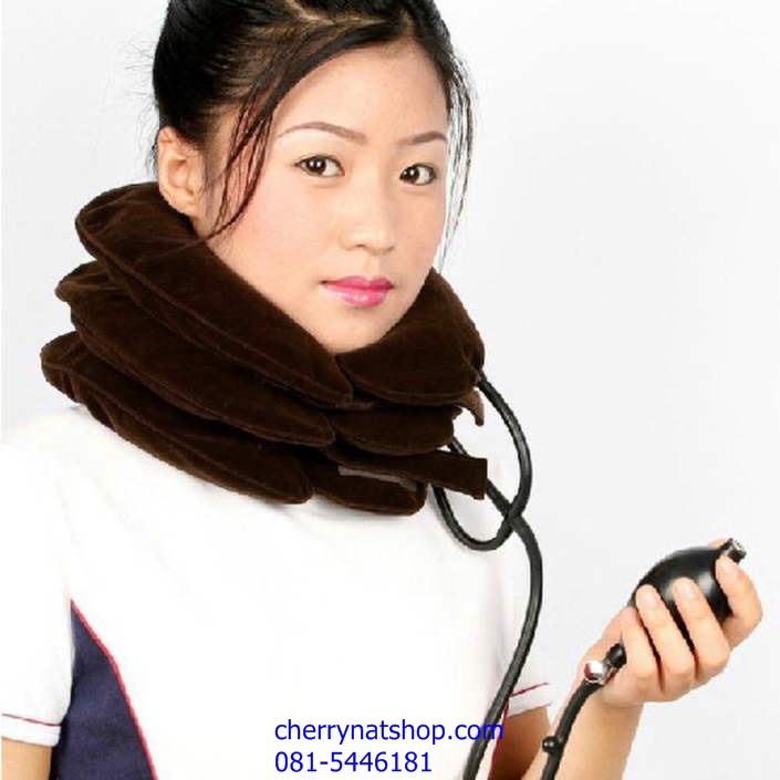 หมอนนวดคอแบบเป่าลม