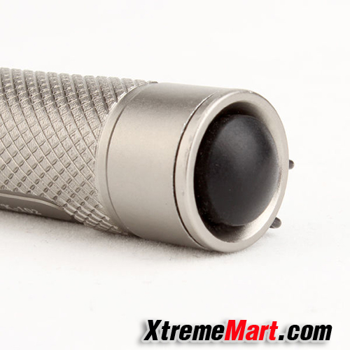 ไฟฉาย AKORAY K-102 Mini Cree XR-E Q5 150LM 3-Mode White Light Flashlight - Silver (1 x AAA)