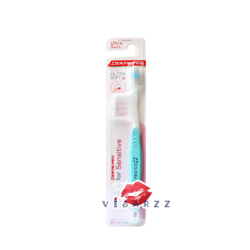 (สีฟ้า) Dentalpro For Sensitive แปรงสีฟันกันเหงือกร่น รุ่นขนแปรงนุ่มพิเศษ ขนแปรงชนิดนุ่มพิเศษรูปโดมอ่อนโยนต่อช่องปาก เหมาะสำหรับผู้ที่มีปัญหาเหงือกร่นอันเป็นสาเหตุของการเสียวฟันหรือผู้ที่มีแผลหลังจากการทำฟัน