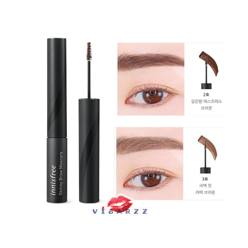 (แพคเกจใหม่) Innisfree Skinny Brow Mascara 4g #2 Espresso Brown มาสคาร่าคิ้วล็อคคิ้วเป๊ะเช้าถึงค่ำ แม้จะเจอฝนตก เหงื่อออก หัวแปรงเล็กละเอียด หมดปัญหาปัดคิ้วแล้วเลอะ และทำให้ปัดให้ทั่วถึงอย่างละเอียด จัดทรงคิ้วได้ง่ายตั้งแต่หัวถึงหางคิ้วเลยค่ะ