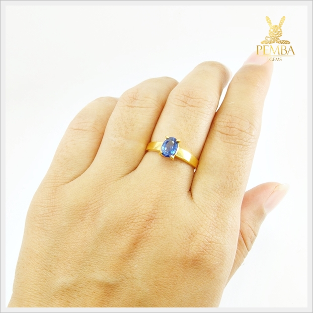 แหวนไพลินแท้ ร่ำรวยเงินทอง เป็นที่รักใคร่ (สามารถสั่งทำได้ค่ะ)