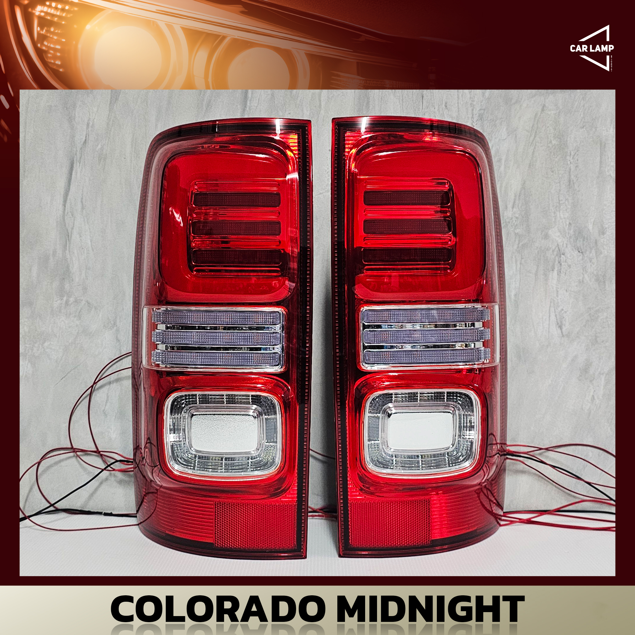 ไฟท้ายรถยนต์ COLORADO MIDNIGHT 2012 ขึ้นไป LS LT LTZ High Country (ราคาต่อคู่)