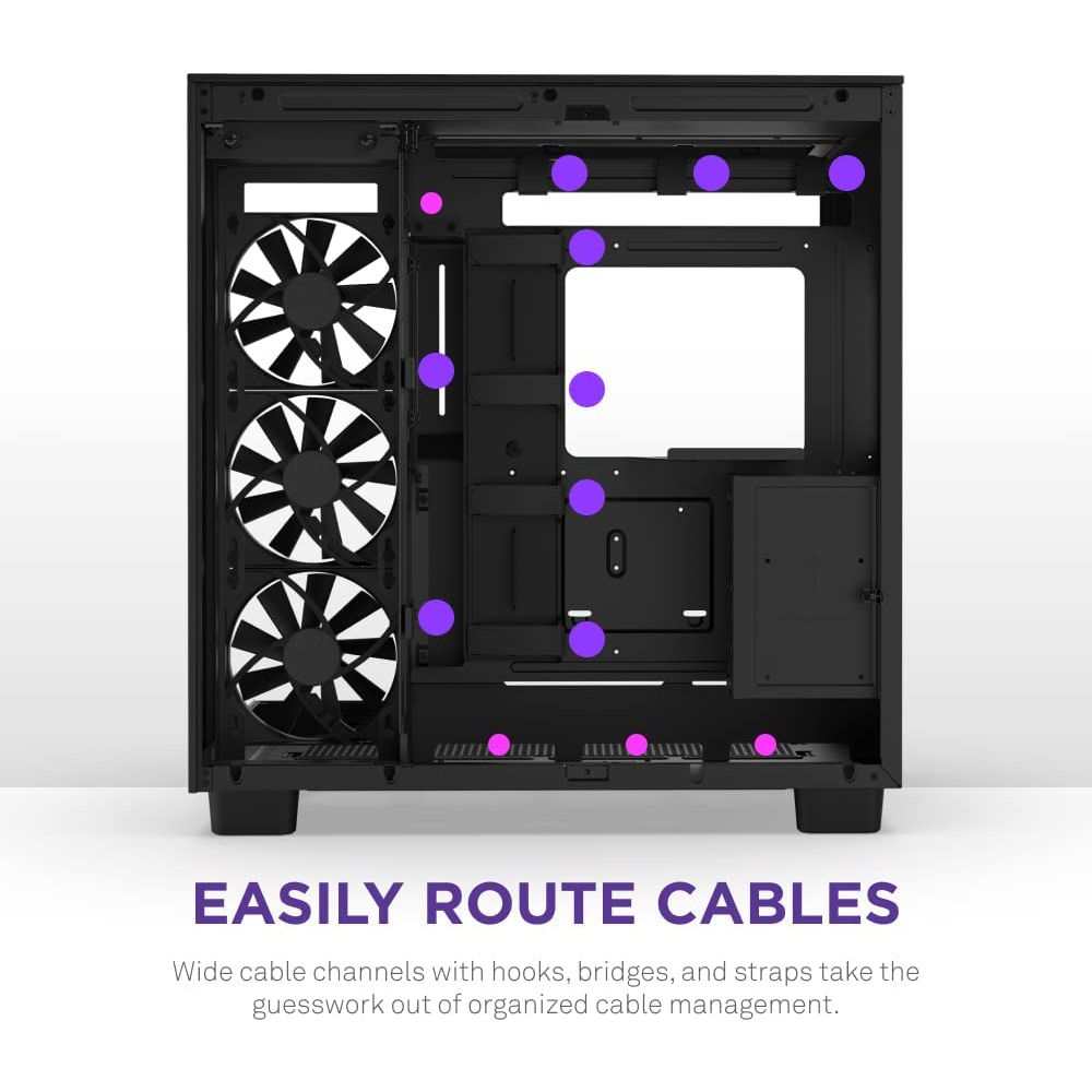 NZXT H9 Flow High-Airflow ATX Mid-Tower Case