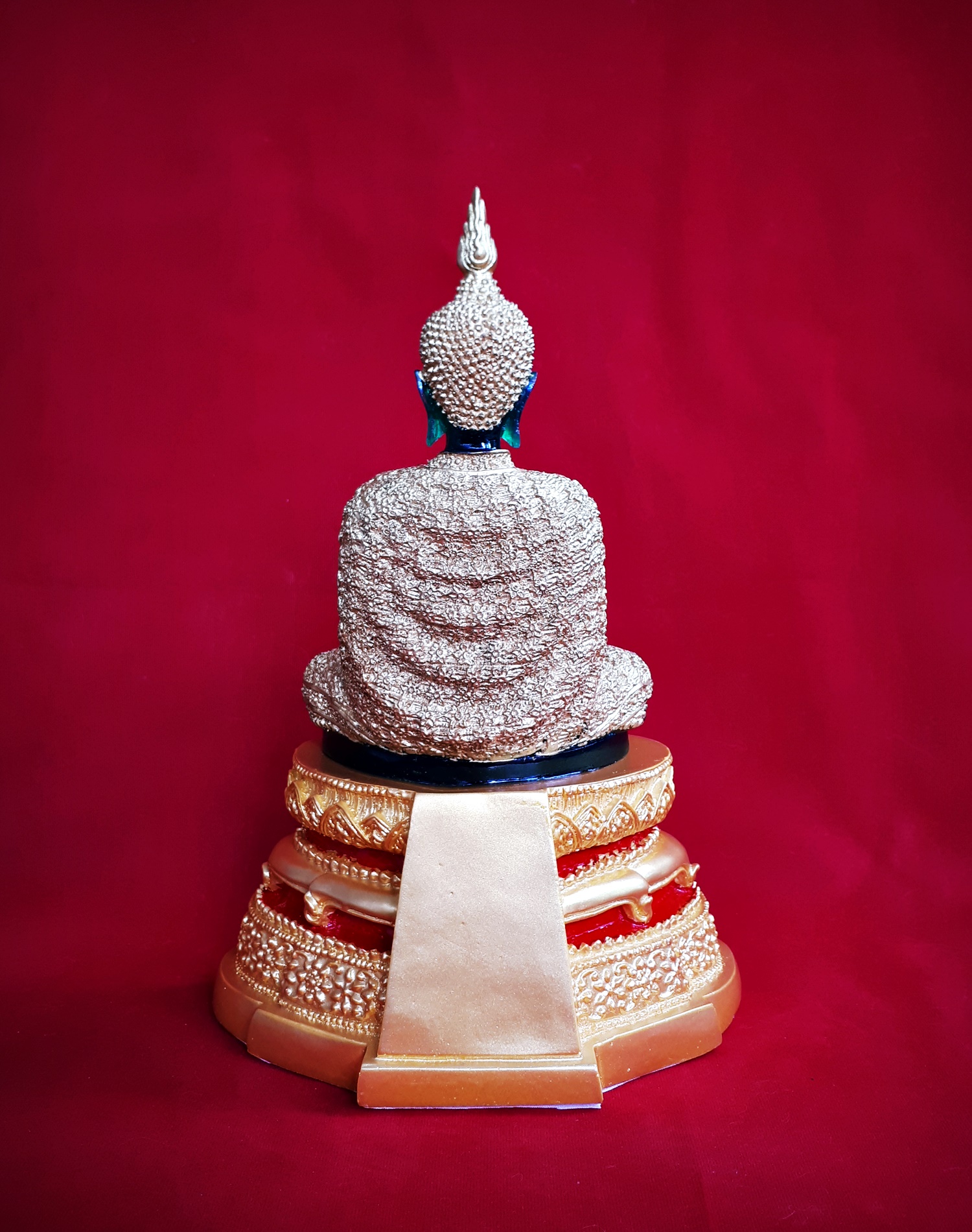 พระแก้วมรกต ฤดูหนาว พระพุทธรูปบูชาขนาด 5 นิ้ว เนื้อเรซิ่น ลงสีทอง