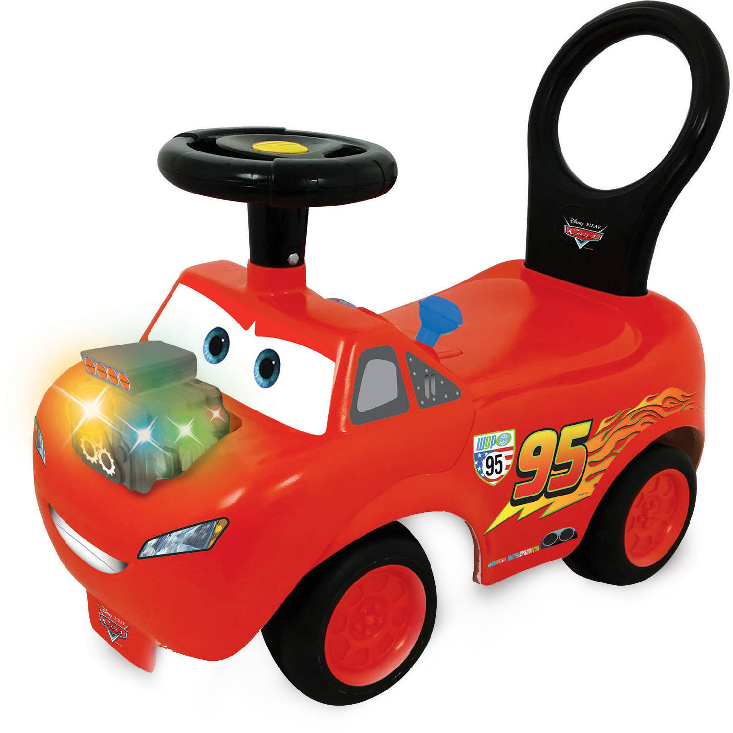 รถขาไถแสนสนุกสุดน่ารักสำหรับเด็กเล็ก Kiddieland รุ่น Disney / Pixar Cars Lightning McQueen Light and Sound Activity Ride-On
