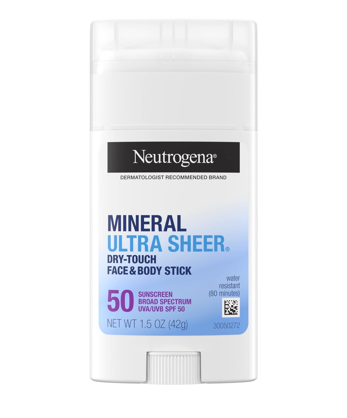 ครีมกันแดดชนิดแท่งสำหรับผิวหน้าและผิวกาย Neutrogena Mineral Ultra Sheer Face & Body Stick Sunscreen SPF 50