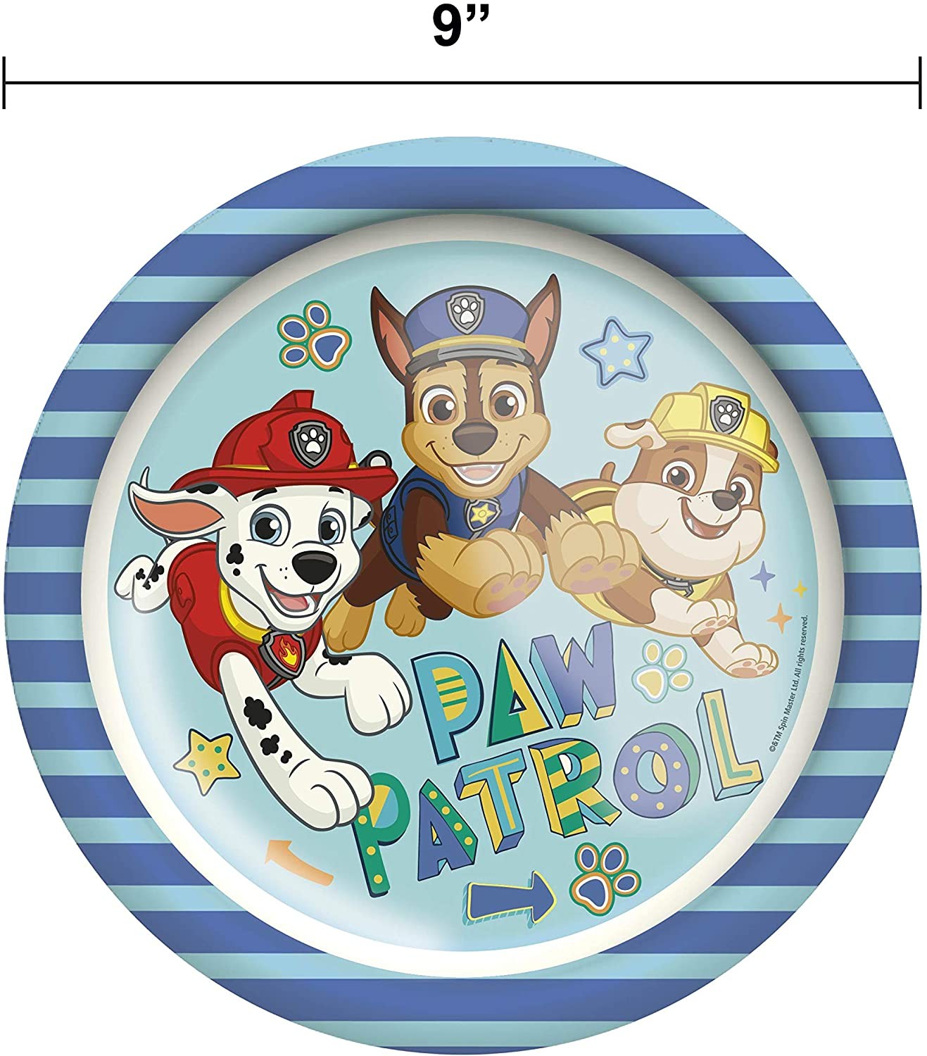 ชุดอุปกรณ์รับประทานอาหาร Zak! Paw Patrol 2-Piece Dinnerware Set