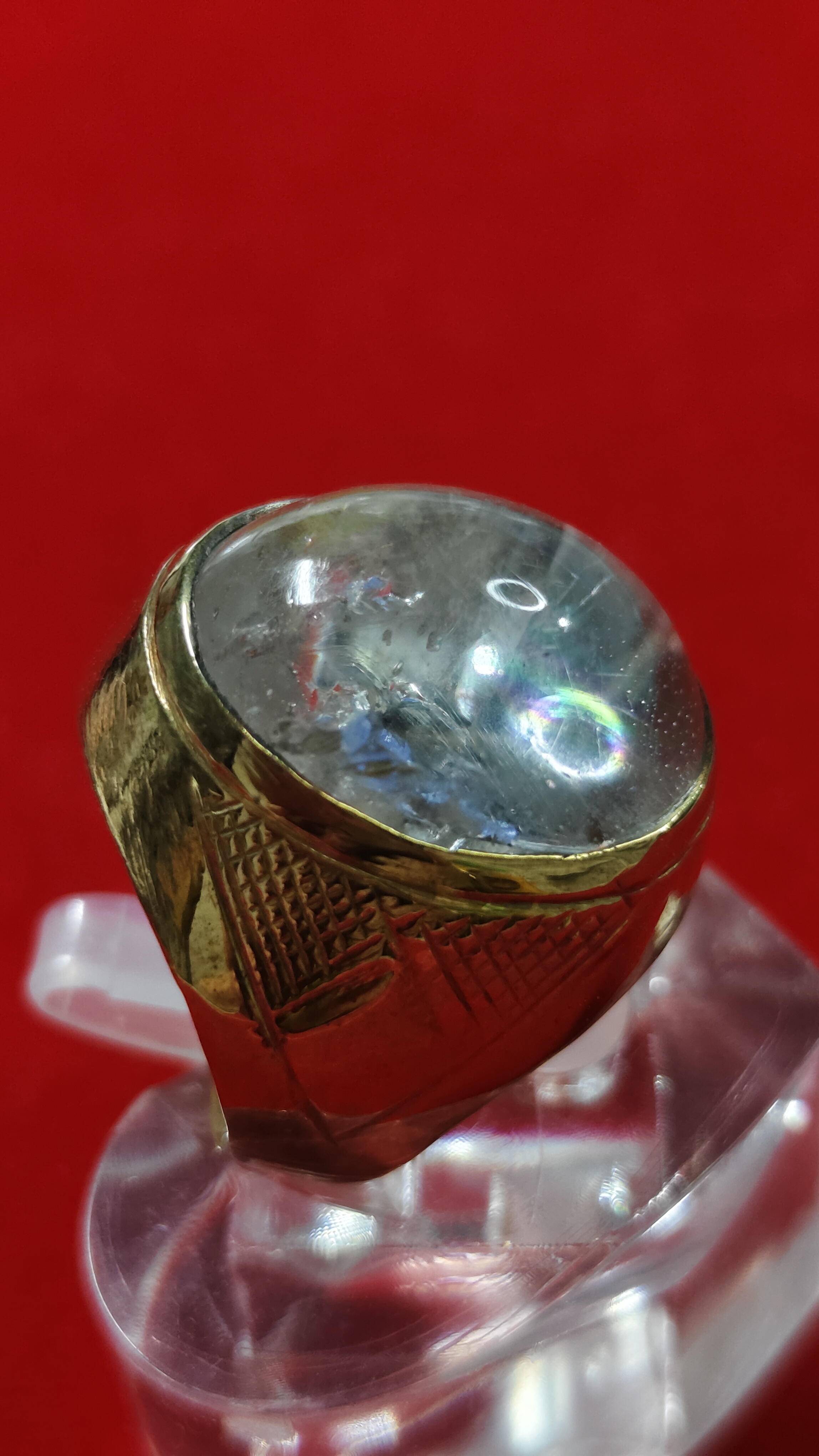 #แหวนแก้วโป่งข่าม รหัสR-0074