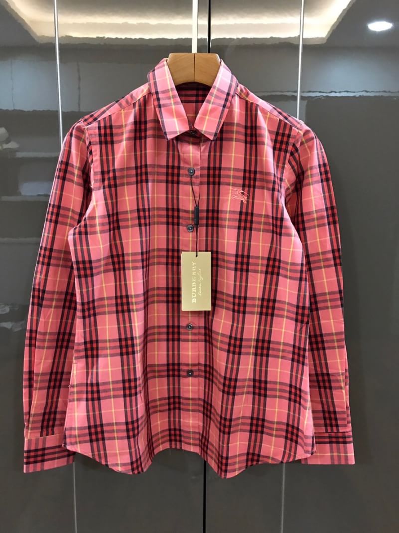 เสื้อเชิ้ตแขนยาว BB ผู้หญิงแบบอั้มพัชราภา สีชมพู size m-xxl