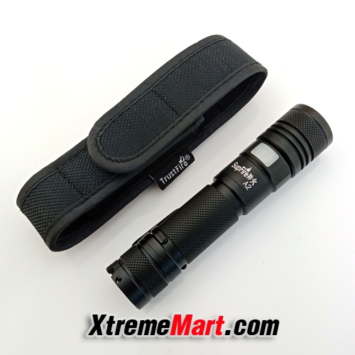 ซองไฟฉาย TrustFire สำหรับไฟฉาย SupfireA2, Convoy S2,S2+, ThorFire VG15 (Black)