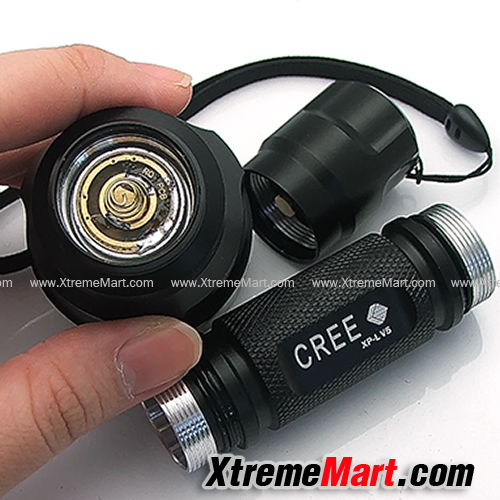 ไฟฉาย Ultrafire C8 CREE XP-L V5 แสงขาว 5-Mode LED Flashlight Torch