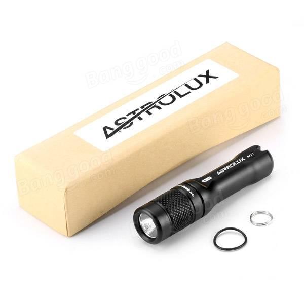 ไฟฉาย Astrolux A01 Nichia 219B 102LM LED Flashlight สีดำ