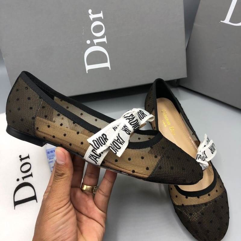 รองเท้า dio Miss J'Adior ballet pump