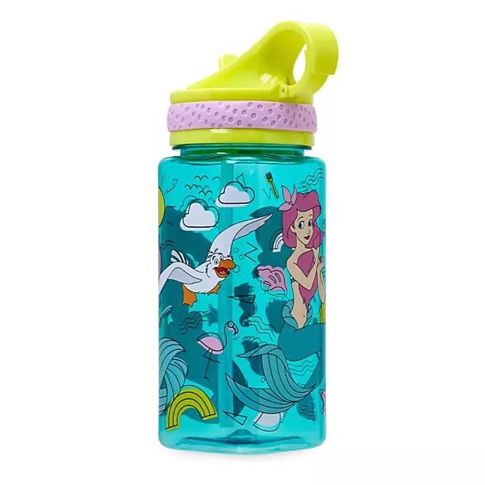 กระติกน้ำแบบหลอดดื่มสำหรับเด็ก Disney Ariel Water Bottle with Built-In Straw (2019)