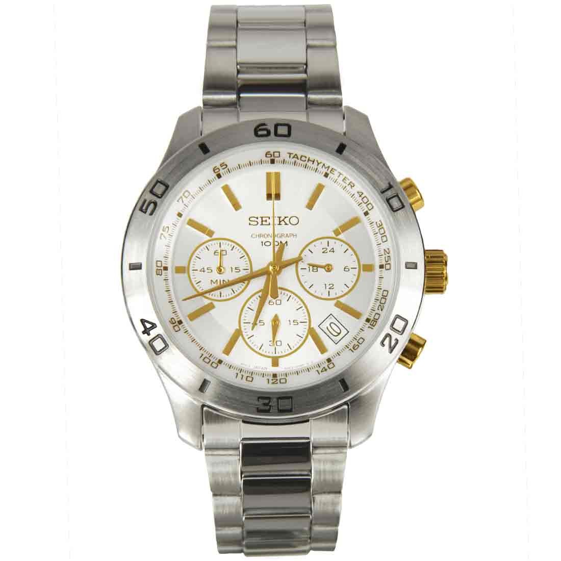 Seiko Chronograph Men's Quartz Watch SSB051P1