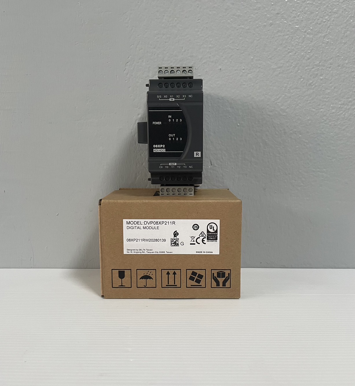 Delta Digital I/O Module Input/Output Model:DVP08XP211R