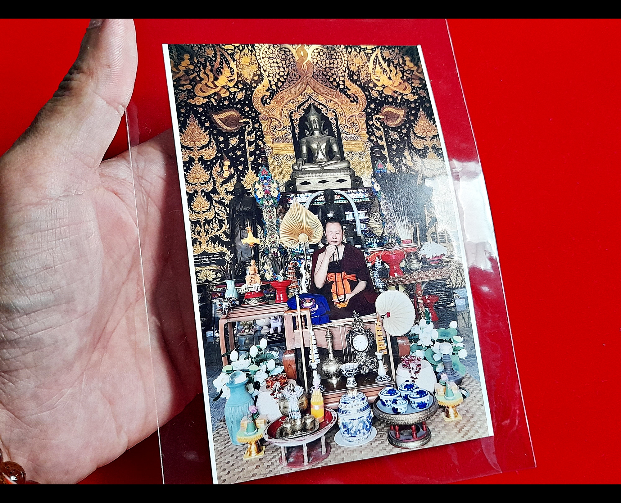 รูปภาพ ครูบากฤษดา วิมานแก้ว หลัง “#ยันต์ดวงแก้วยอดนิพพาน” (ใหญ่4x6นิ้ว) ปี2562 #อฐิษฐานจิตแล้ว #รับประกันแท้ - ครูบากฤษดา วัดสันพระเจ้าแดง(วัดป่ายาง) จ.ลำพูน