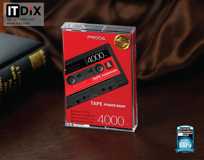 แบตสำรอง Proda TAPE