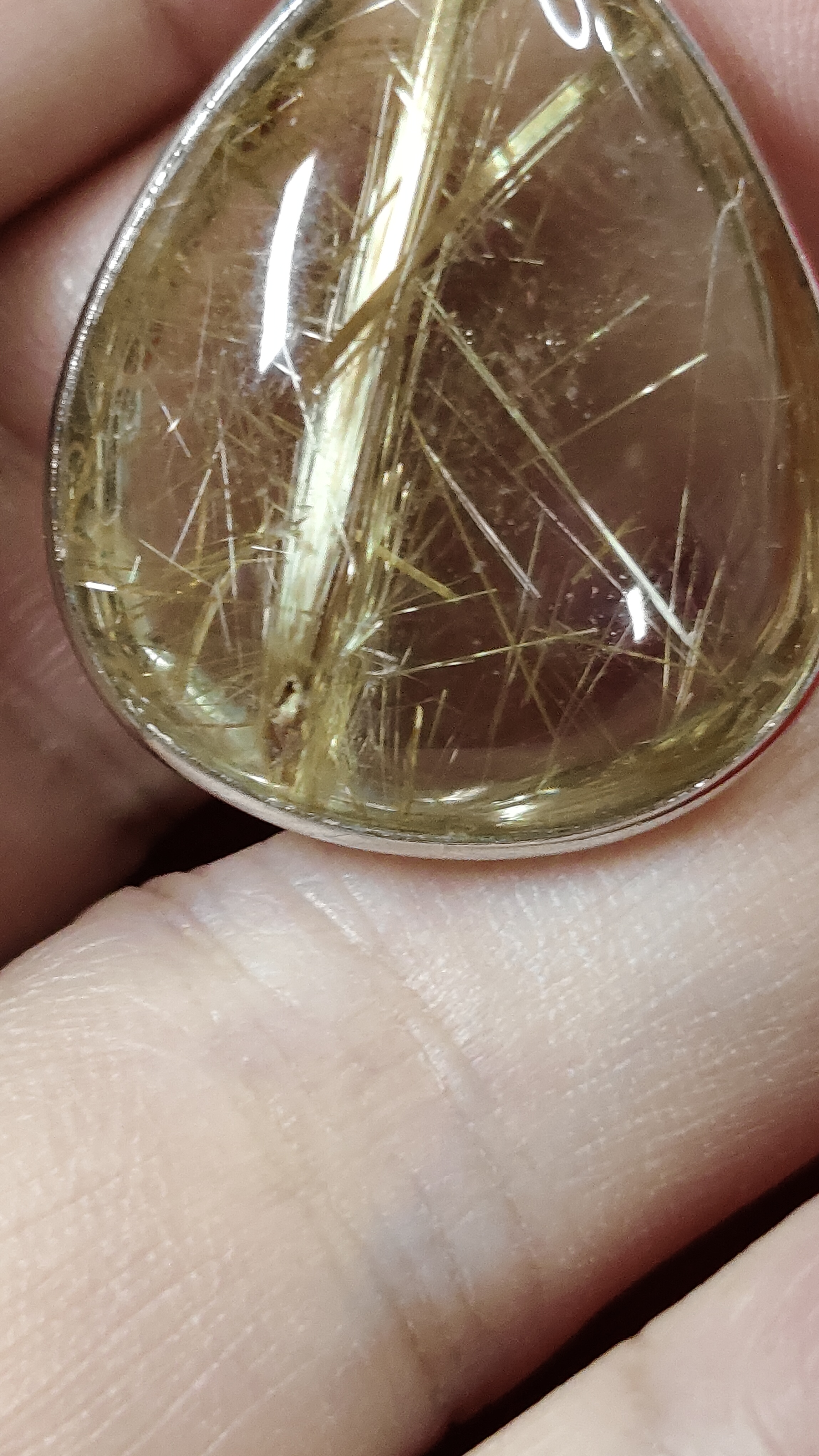 #จี้หินไหมทอง รหัสC-027