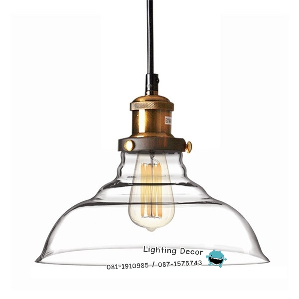 โคมไฟแก้ววินเทจ