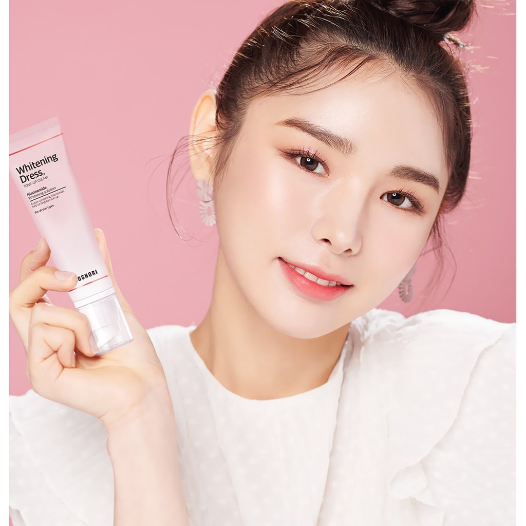 Cosnori Whitening Dress Cream 50mL ครีมบำรุงผิว โทนอัพ ปรับสภาพหน้าให้ผิวดูขาว กระจ่างใส ฉ่ำวาว หน้าเงา ดิวอี้แบบสางเกาหลี