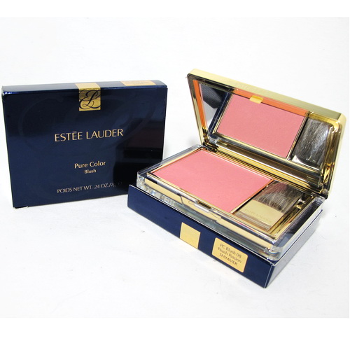 (พิเศษลดกว่า 35%) Estee Lauder Pure Color Blush 7g # Peach Passion บลัชออน สีส้มพีชเนื้อ Shimmer ละเอียดสวย มาพร้อมแปรงปัดแก้มขนนิ่ม สีติดทนทั้งวัน