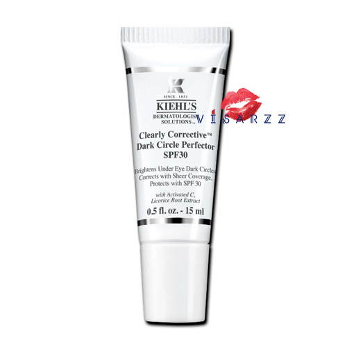 (ลดพิเศษมากกว่า 40%) Kiehl's Clearly Corrective Dark Circle Perfector with SPF30 15mL ครีมฟื้นบำรุงผิวรอบดวงตาเนื้อบางเบาที่เพิ่มระดับการปกปิด ติดทนนาน พร้อมค่าเอสพีเอฟ30 ทางเลือกใหม่ในการจัดการรอยคล้ำใต้ตาด้วย 3 ปฏิบัติการในหนึ่งเดียว