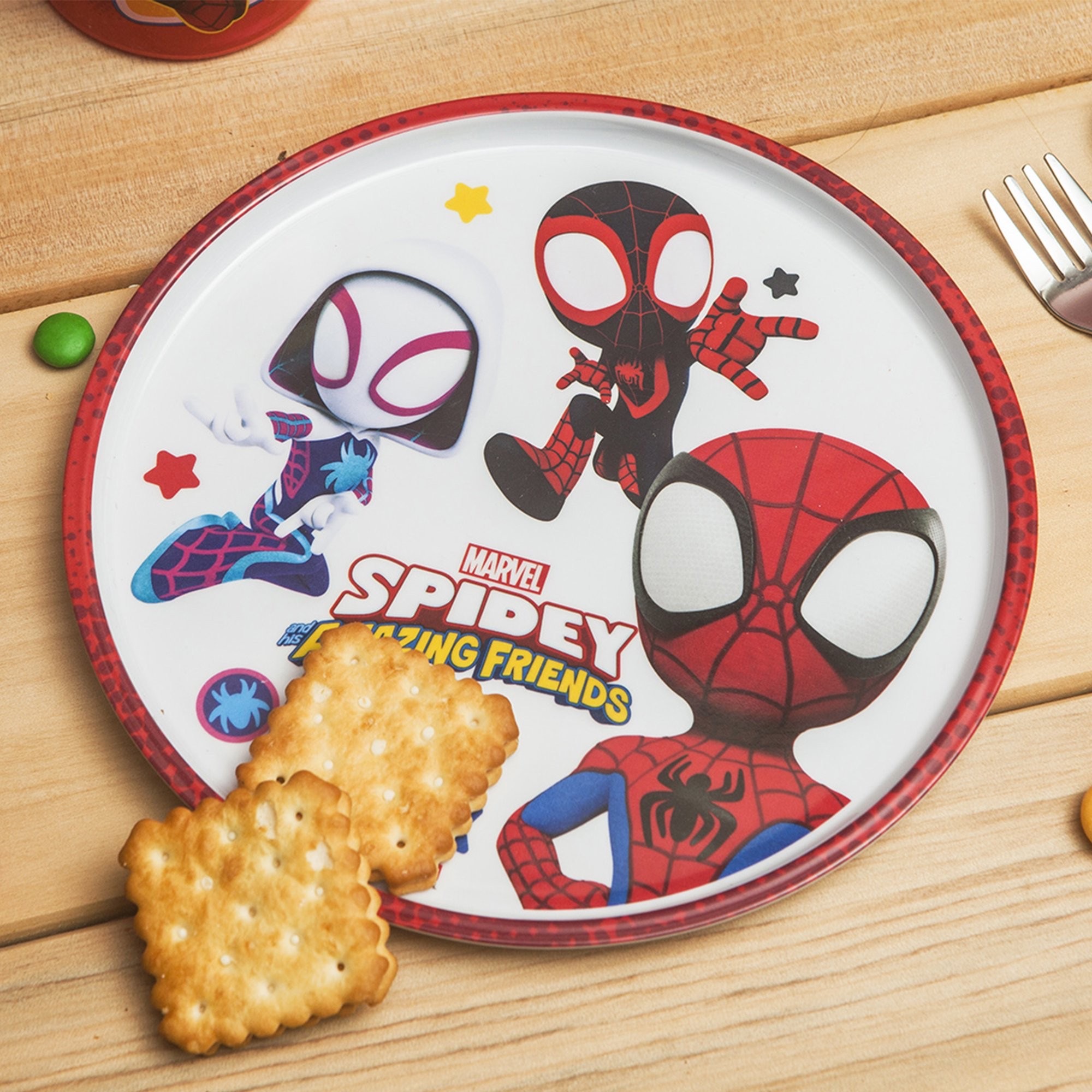 ชุดอุปกรณ์รับประทานอาหาร Zak! Spider-Man 5-Piece Dinnerware Set